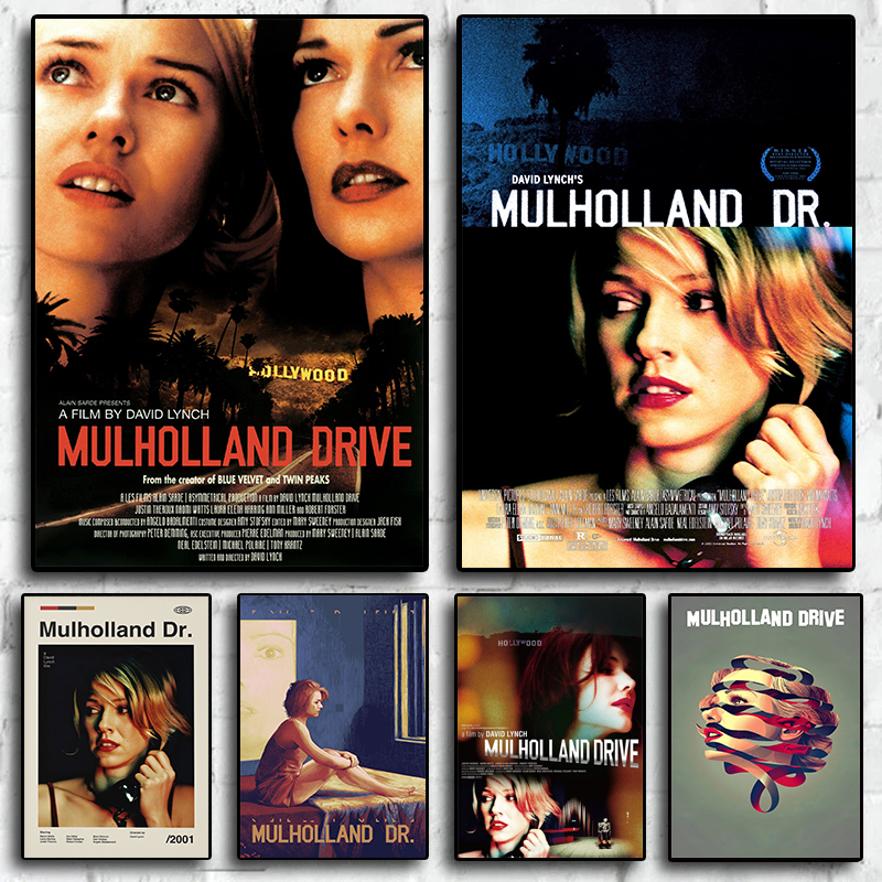 Retro Classic Movie Mulholland - Interior Design Poster 리뷰 및 가격