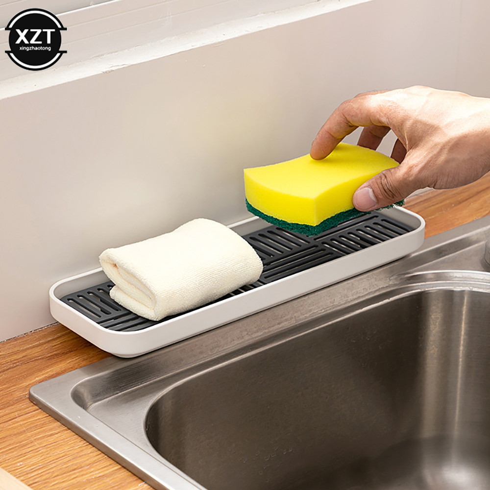Sink Soap Organzier Rack Plast - Travertine Tray Oval 리뷰 및 가격