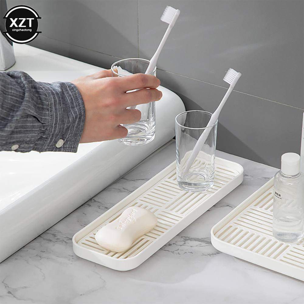 Sink Soap Organzier Rack Plast - Travertine Tray Oval 리뷰 및 가격