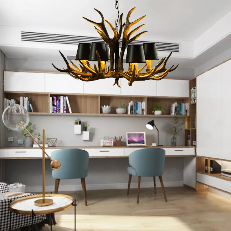 Vintage Antler design LED chan - Interior Design Kitchen And Living Room 리뷰 및 가격