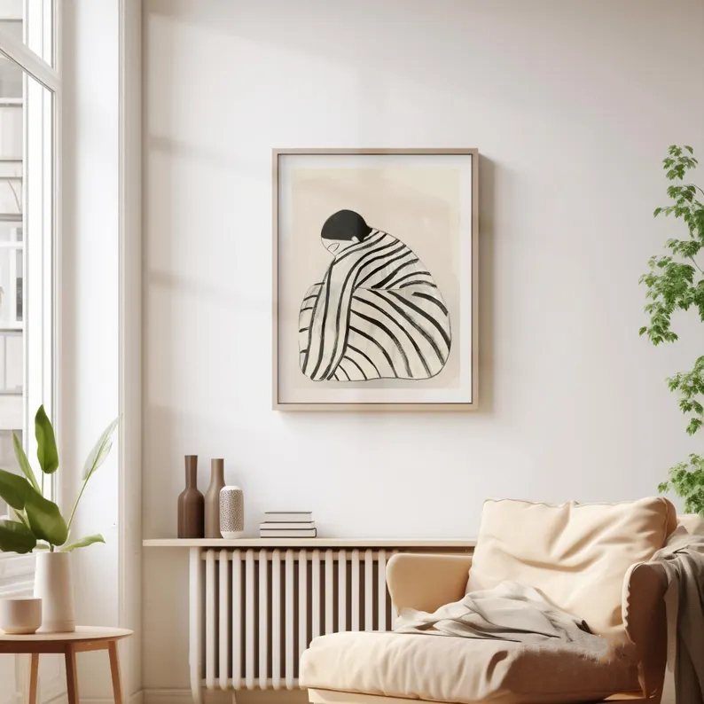 Fashion  Abstract Stripe Woman - Interior Design House 리뷰 및 가격